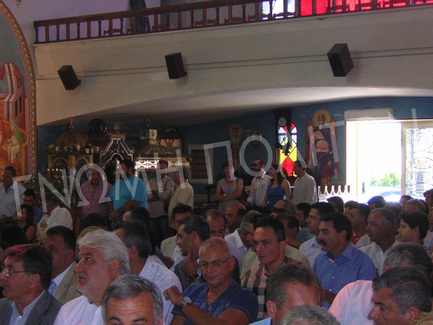 Οι νεοεκλεγέντες δημοτικοί σύμβουλοι: Αμπού Ζολώφ, Τρωγάδης, Σδράλης, Σιάχος, Παπαλέκας, Γκατζογιάννης