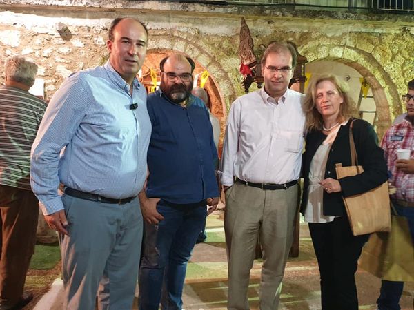 Ο αντιπεριφερειάρχης Κορινθίας Τάσος Γκιολής στη Μονή Προφήτη Ηλία Ζάχολης